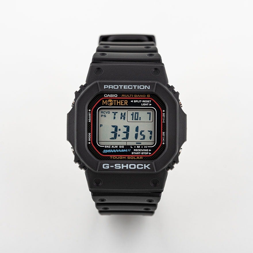 Sunflower-yellow Casio MOTHER×G-SHOCK DW-5600MOT26-9 collaboration watch
